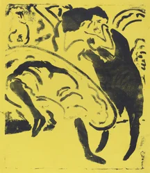 Dansende par, 1909.