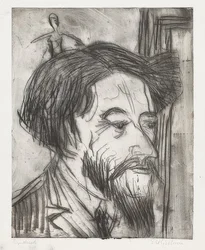 Portræt af professor Enrico Padua. 1923