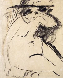 Dido med Hat; Dido mit Hut, ca. 1909
