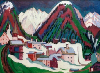Landsbyen Monstein nær Davos