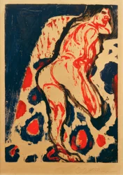 E.L.Kirchner, Liggende nøgen