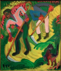 E.L. Kirchner, Mower, brødrene Müller
