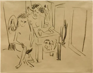 Uden titel (Dodo og Fränzi i studiet)