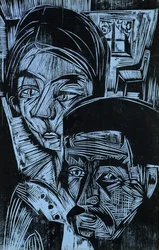 Bondepar i hytten, 1919