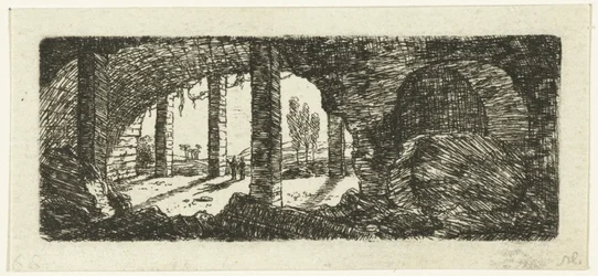 Ruinerne af Fort Sint-Pieter nær Maastricht