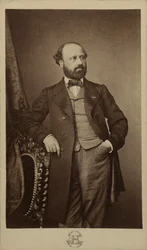 Portræt af komponisten François Bazin 1816-1878, ca 1760.