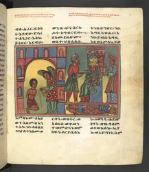 Eller. 607 f029r, Scene fra Jomfru Marias liv, fra 