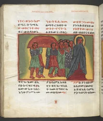 Eller. 607 f179v, Scene fra Jomfru Marias liv, fra 