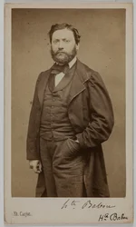 Portræt af Hippolyte Babou (eller Jean-sans-Peur), (1824-1878), (litterat)