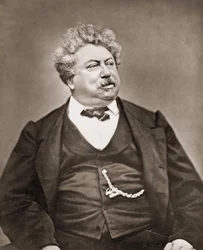 Portræt af Alexandre Dumas far af Carjat.