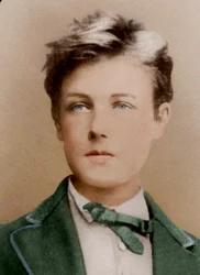 Portræt af Arthur Rimbaud på 17 år, 1871