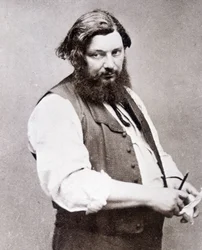 Portræt af Gustave Courbet (1819-1877)