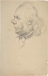 Portræt af Honoré Daumier