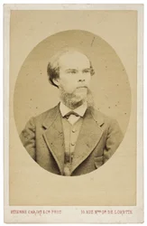 Portræt af digteren Paul Verlaine 1844-1896, ca. 1870