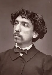 Portræt af arkitekten Charles Garnier, ca. 1875 (foto)
