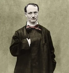 Portræt af digteren Charles Baudelaire (1821-1867).