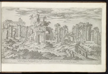 Ruinerne af Titus-badene i Rom Gamle bygninger (serietitel) I vestigi dell