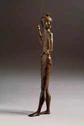 Etruskisk civilisation: statuette af kriger i bronze