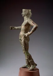 Det guddommelige af design Culsans. Bronzeskulptur, 3. århundrede f.Kr