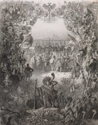 Medlemmerne af Albrecht Durer Selskabet for valgåret 1843-1844 Der Albrecht Du..., 1843.