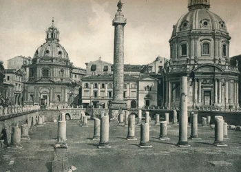 Forum of Trajan, Rom, Italien, 1927