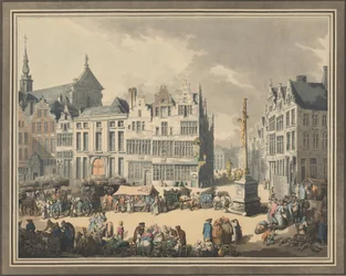 Place de Meir i Antwerpen, 1797.