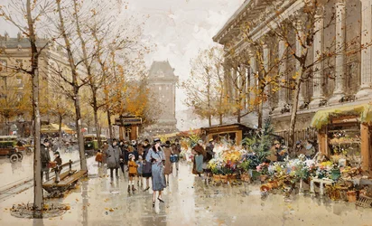 Paris Street i efteråret