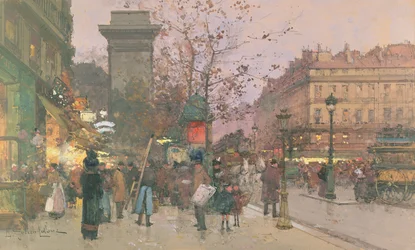 Porte Saint Denis (w/c på papir)