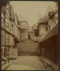 Rouen, gård i Rue Martainville