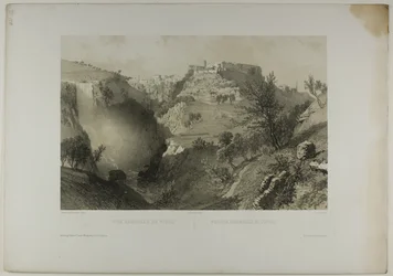 Almindelig udsigt over Tivoli, plade sytten fra Italie Monumentale et Pittoresque