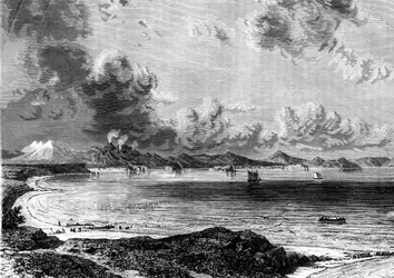 Lake Taupo, North Island, New Zealand, 1886.