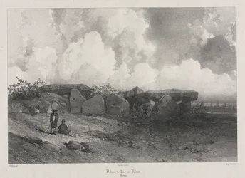 Maleriske og romantiske rejser i det gamle Frankrig: Bretagne: Dolmen of Parc-ar-Colmen