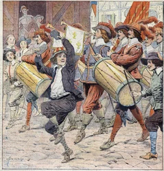 Illustration til "Vint ans apres" (Tyve år efter)
