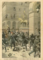 Illustration af Eugene Damblans (1865-1945) i Le Pelerin