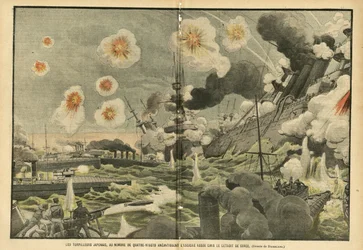 Illustration af Eugene Damblans (1865-1945) i Le Pelerin