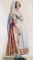 Ung italiener, c1825-1865