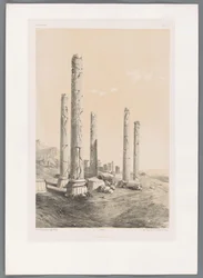 Ruinerne af Persepolis Persepolis (titel på objekt) Persiske landskaber (serietitel) Perse modern (serietitel)