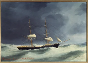 Murstens harmoni. Maleri af Eugene Margueritte-Grandin dit Eugene Grandin (1833-1916)