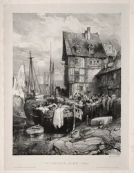 Six Marines: Interior of a Port, 1833.