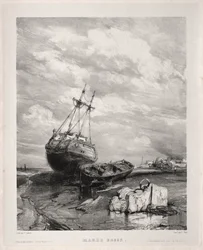 Seks marinesoldater: lavvande, 1833.