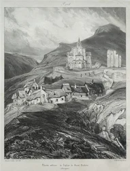 Maleriske og romantiske rejser i det gamle Frankrig, Auvergne: Apsis fra kirken Saint Nectaire