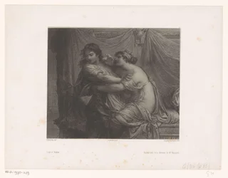 Josef og Potifars hustru Joseph et Putiphar (titel på objekt) Gamle og nutidige kunstnere (serietitel) Les artistes anciens et modernes (serietitel)