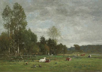 Græsgang nær Honfleur, 1864
