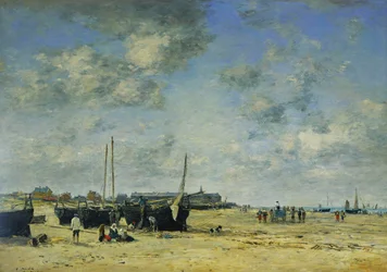 Stranden ved Berck; Berck Beach, 1878