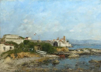 Befæstningsværket i Antibes, Frankrig, 1893