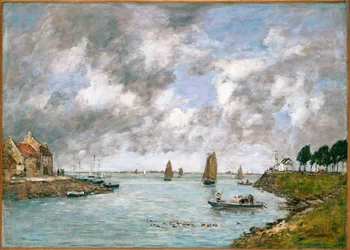 Udmundingen af floden Somme, St. Valery-sur-Somme, 1891