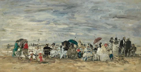 Trouville, Strandscene