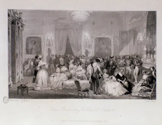 En social aften med hertugen af Orleans (Ferdinand-Philippe eller Ferdinand Philippe d