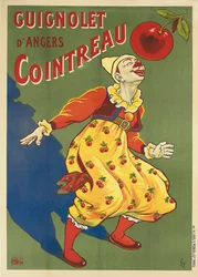 Reklameplakat for Guignolets Cointreau, ca. 1900 (farvelitografi)