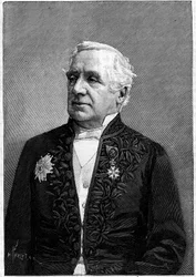 Portræt af baron Felix Hippolyte Larrey (1808-1895), fransk kirurg, medlem af Akademiet for Videnskaber og Akademiet for Medicin